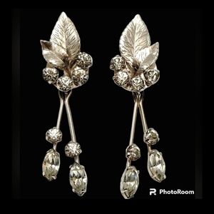 Vintage Krementz Crystal Earrings